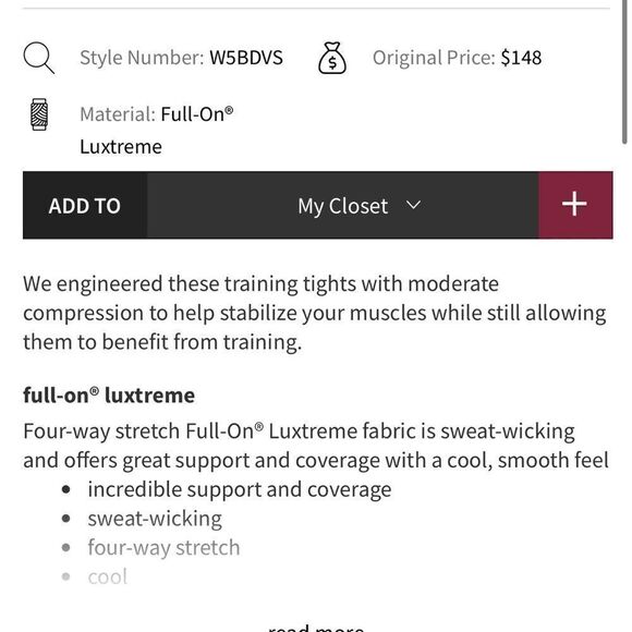 Lululemon Tight Stuff Tight II 25"
Deep Cove - Picture 4 of 14